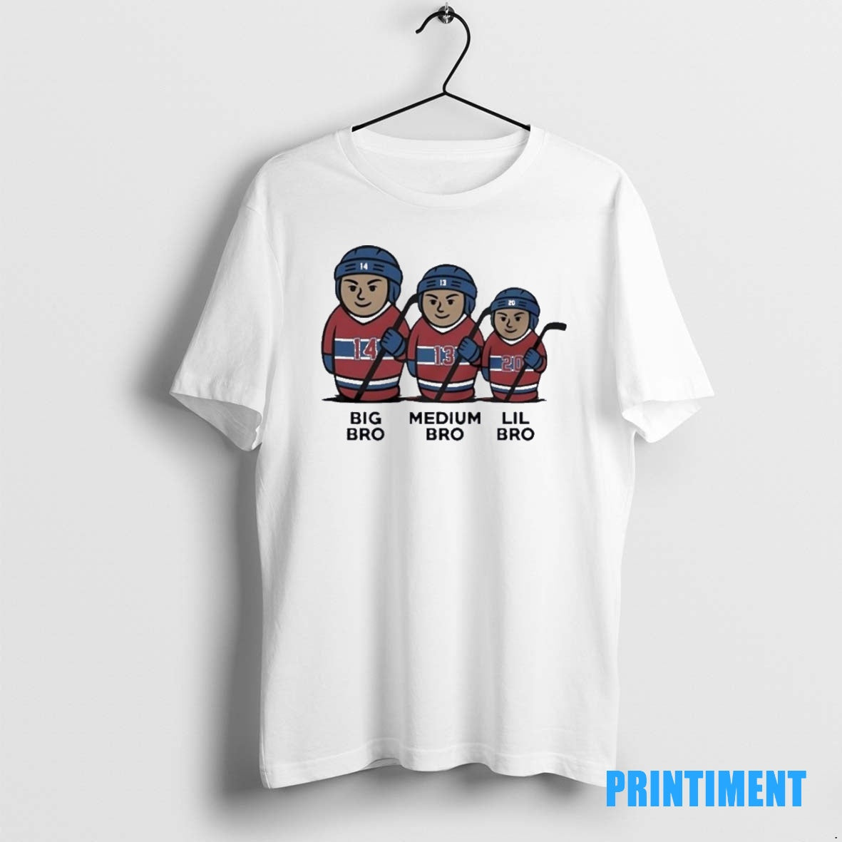 Official Montreal Canadiens 3 Bros Tee Sweater