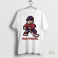 Official Montreal Canadiens Hockey 8 Bit Retro Baller Shirt