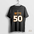 Official Mookie Betts Los Angeles Dodgers 2025 Mlb World Series Champions Number 50