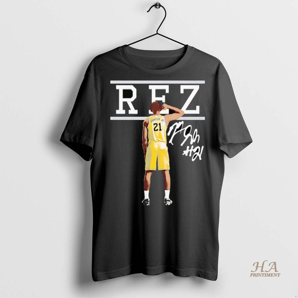 Official Morez Johnson Jr Rez Signature Michigan Wolverines Shirt