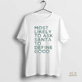 Official Most Likely To Ask Santa To Define Good Christmas