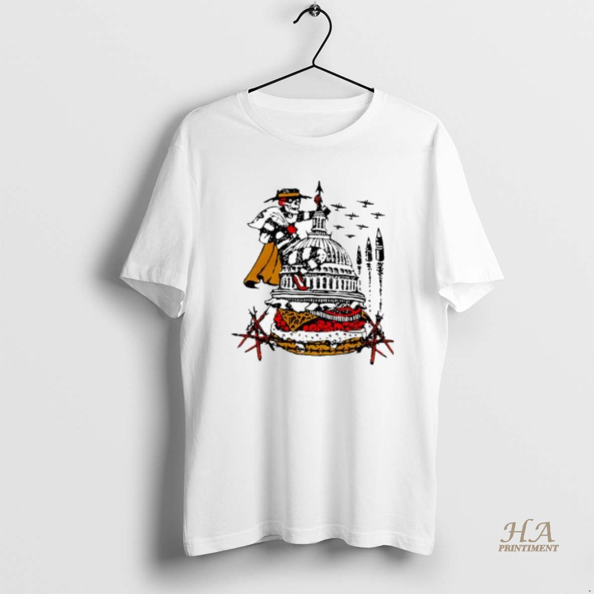 Official Murder Burger Skeleton Graphic