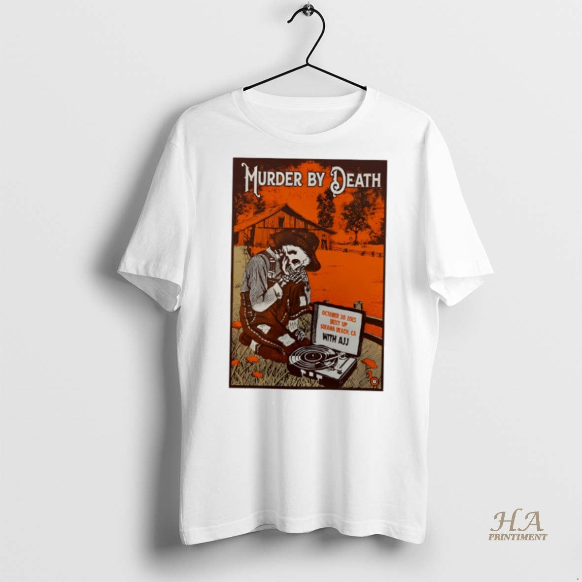 Official Murder By Death October 30 2025 In Solana Beach Ca Tour Shirt