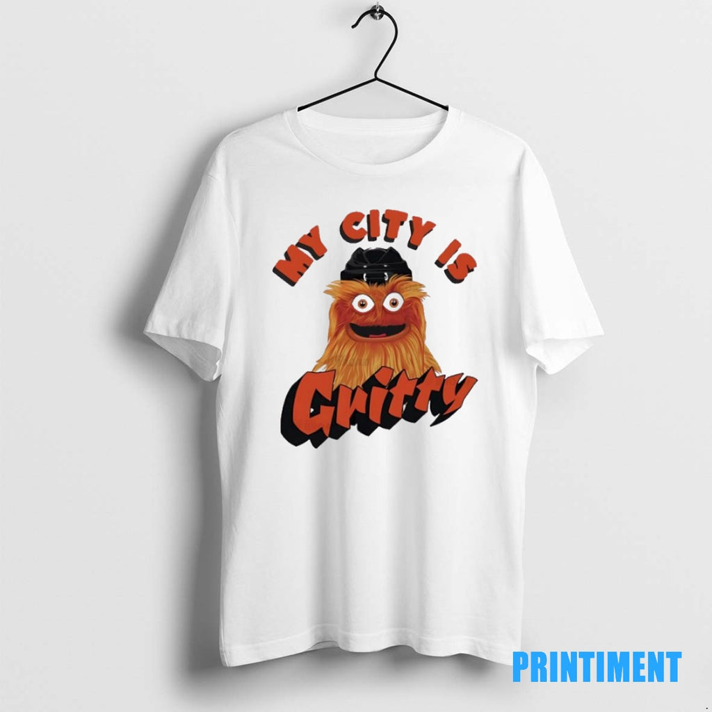 Official My City Is Gritty Flyers Mascot Halloween Tee Sweater