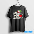 Official My Students Stole My Heart Grinch Christmas Tee Sweater