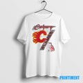 Official Nhl Calgary Flames Hockey X Ovo Logo Tee Sweater