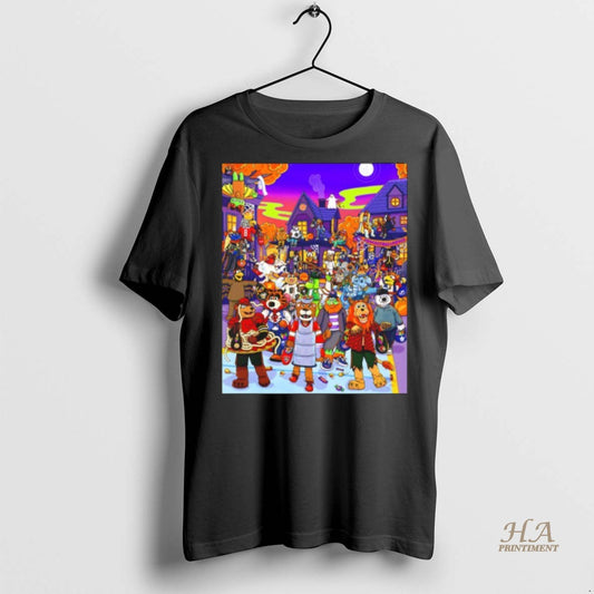 Official Nhl Mascot Mayhem Happy Halloween 2025 Shirt