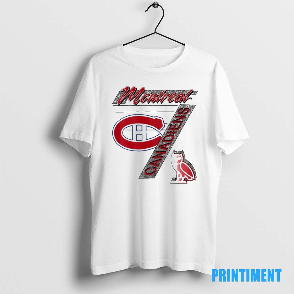 Official Nhl Montreal Canadiens Hockey X Ovo Logo Tee Sweater