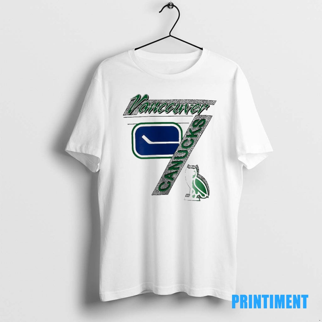 Official Nhl Vancouver Canucks Hockey X Ovo Logo Tee Sweater