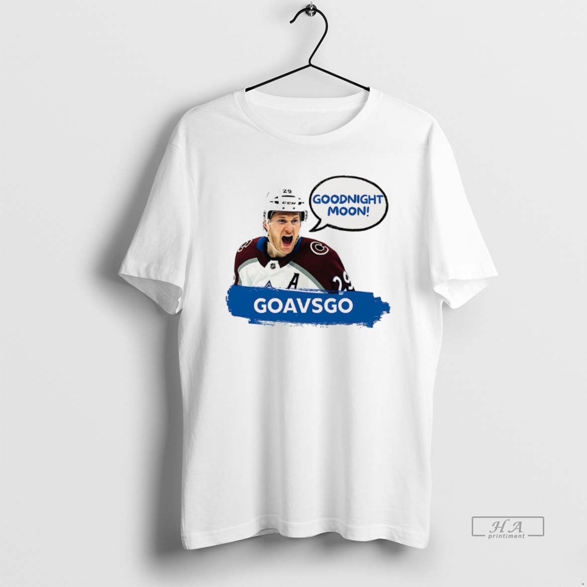 Official Nathan Mackinnon Goavsgo Goodnight Moon