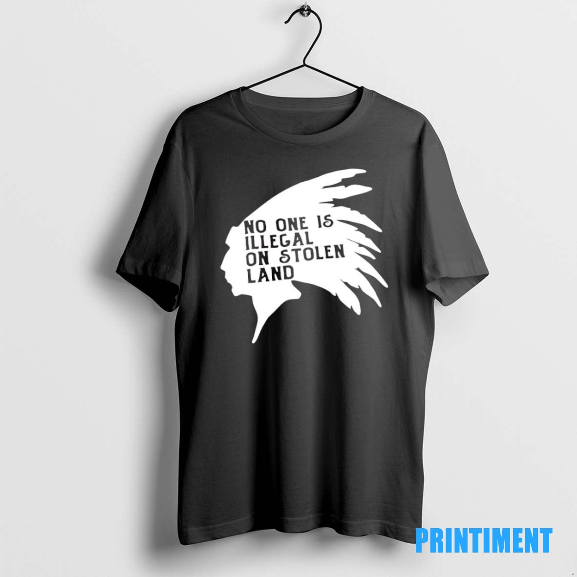 Official Native American No One Is Illegal On Stolen Land Vintage Tee Sweater