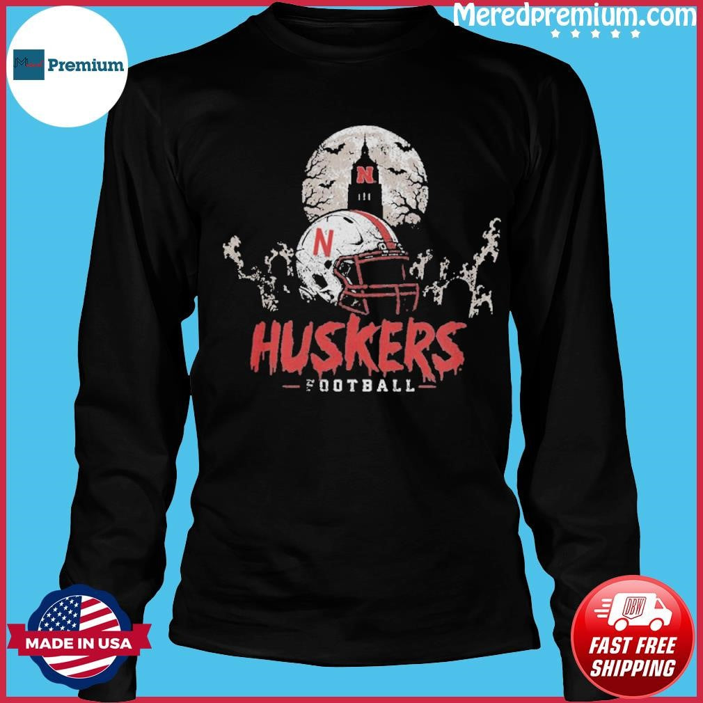 Nebraska Cornhuskers Halloween Football Helmet Shirt