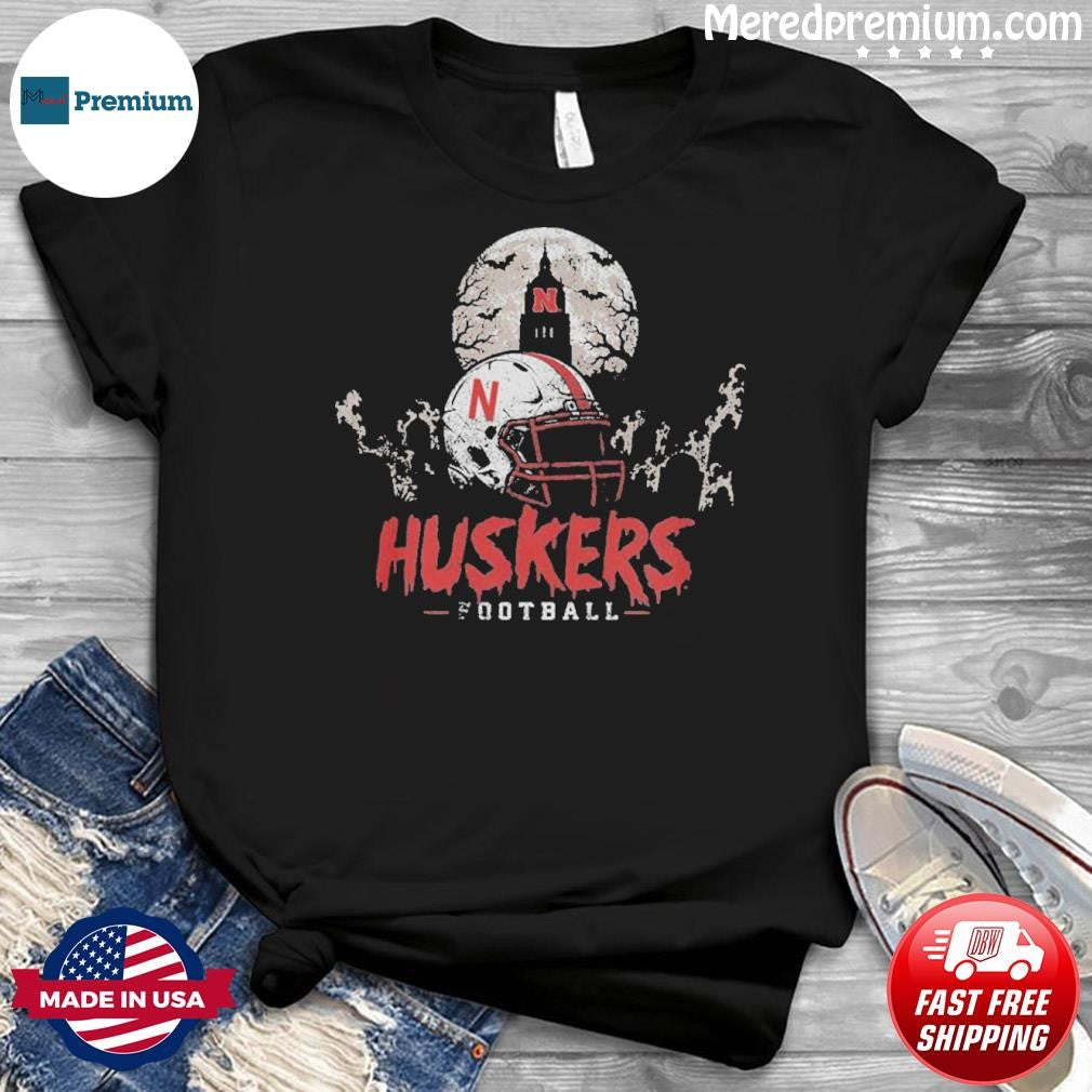 Nebraska Cornhuskers Halloween Football Helmet Shirt