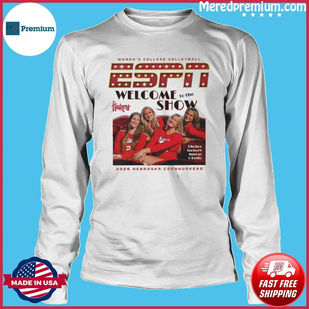 Nebraska Volleyball 2026 ESPN The Magazine Collection Shirt