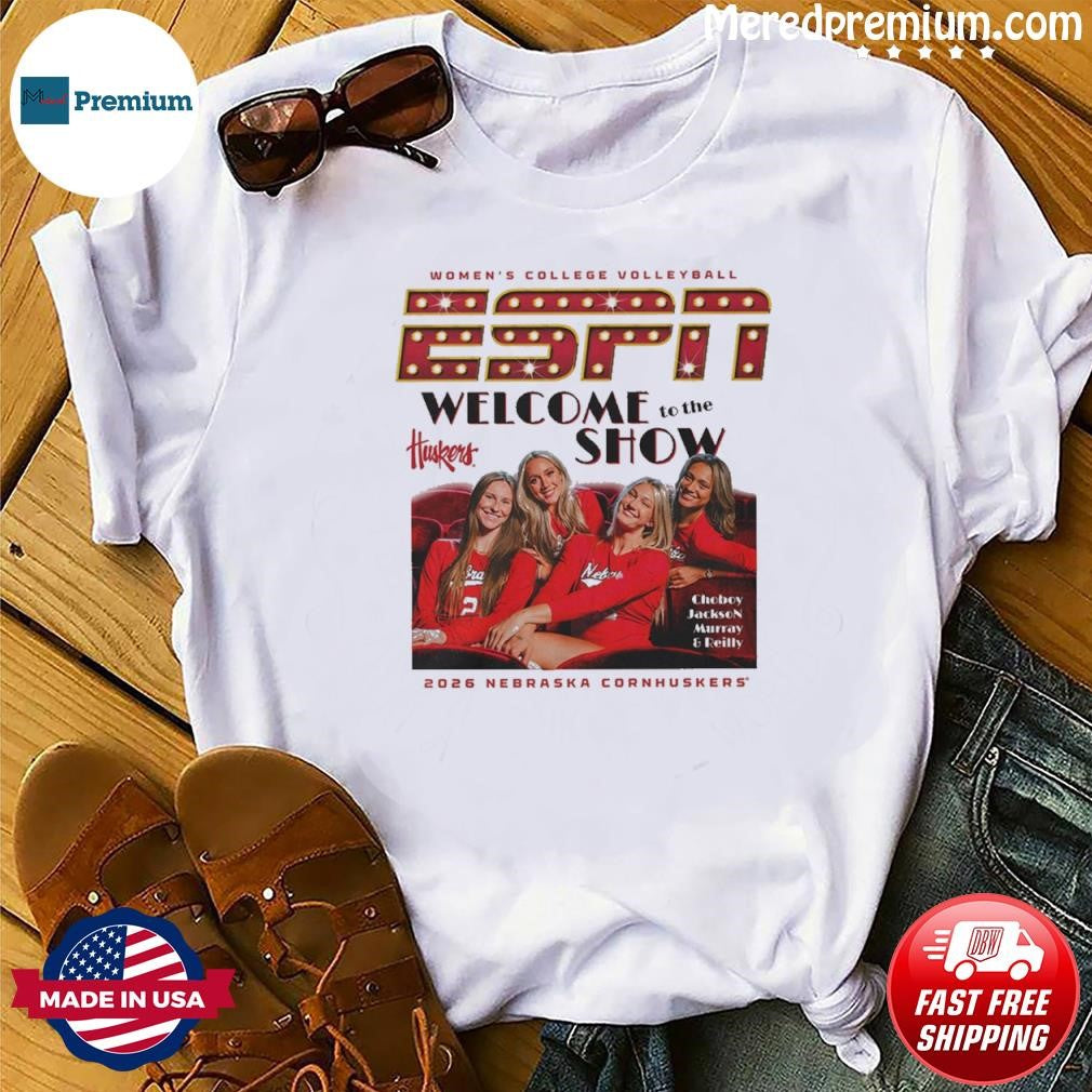 Nebraska Volleyball 2026 ESPN The Magazine Collection Shirt