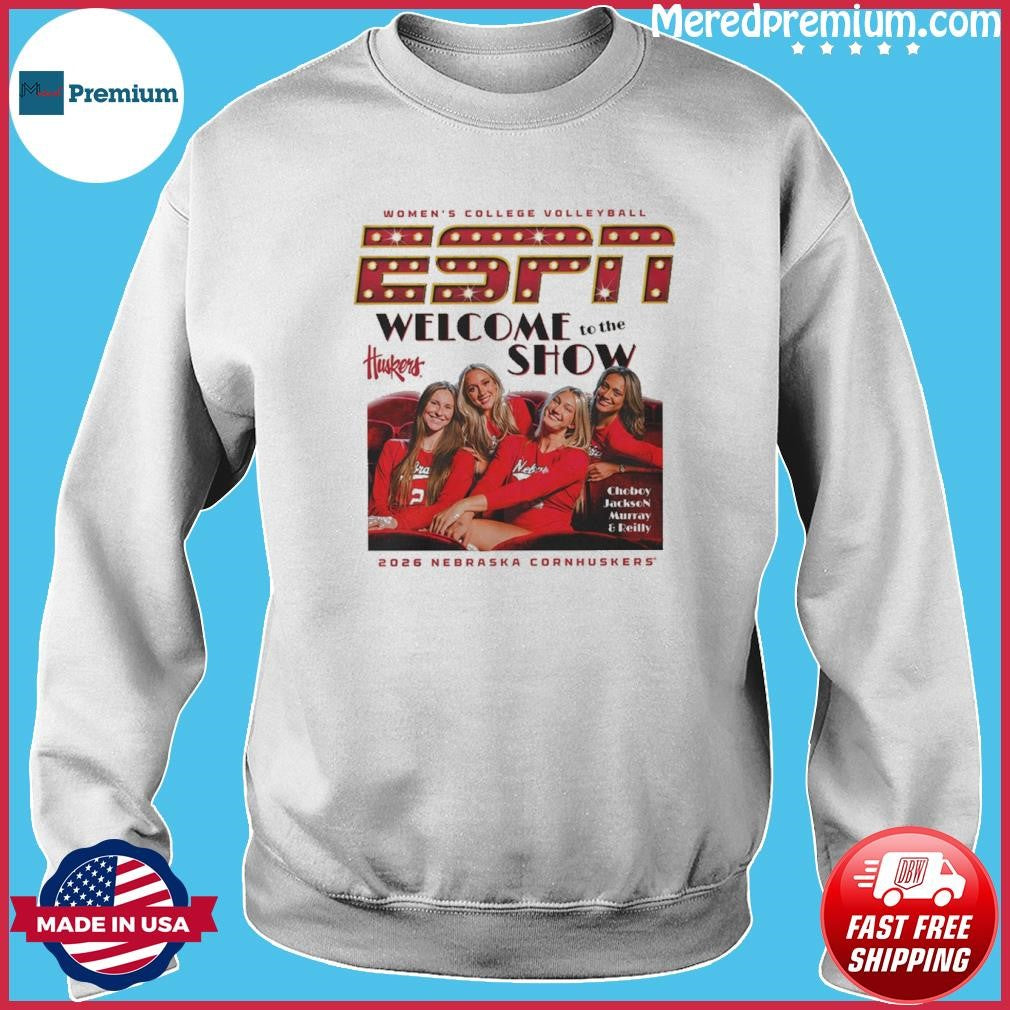 Nebraska Volleyball 2026 ESPN The Magazine Collection Shirt