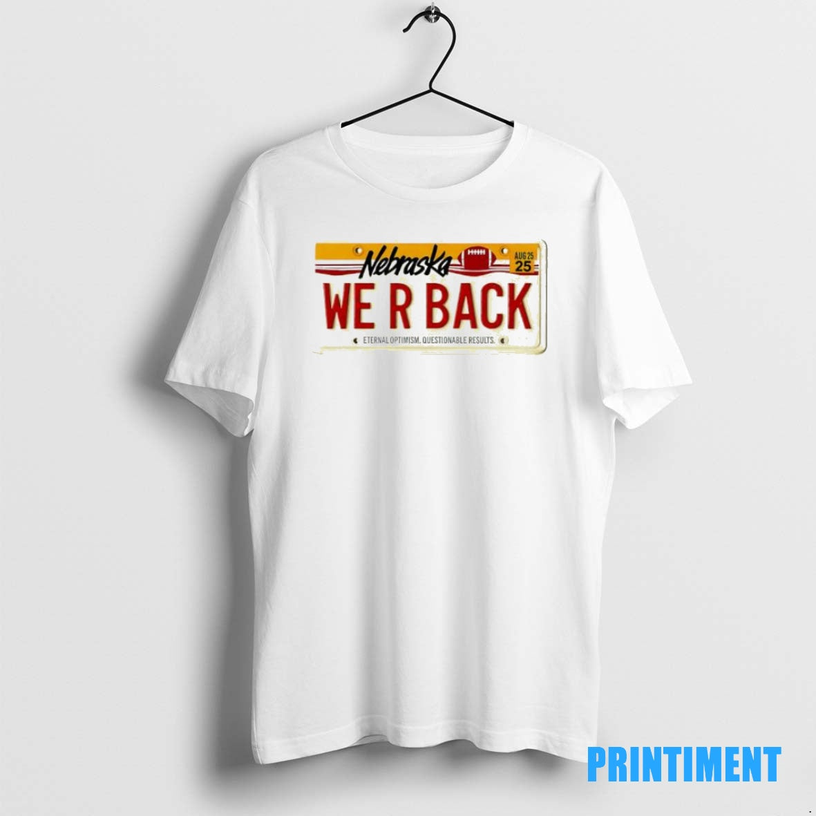 Official Nebraska We R Back Eternal Optimism Questionable Results Tee Sweater