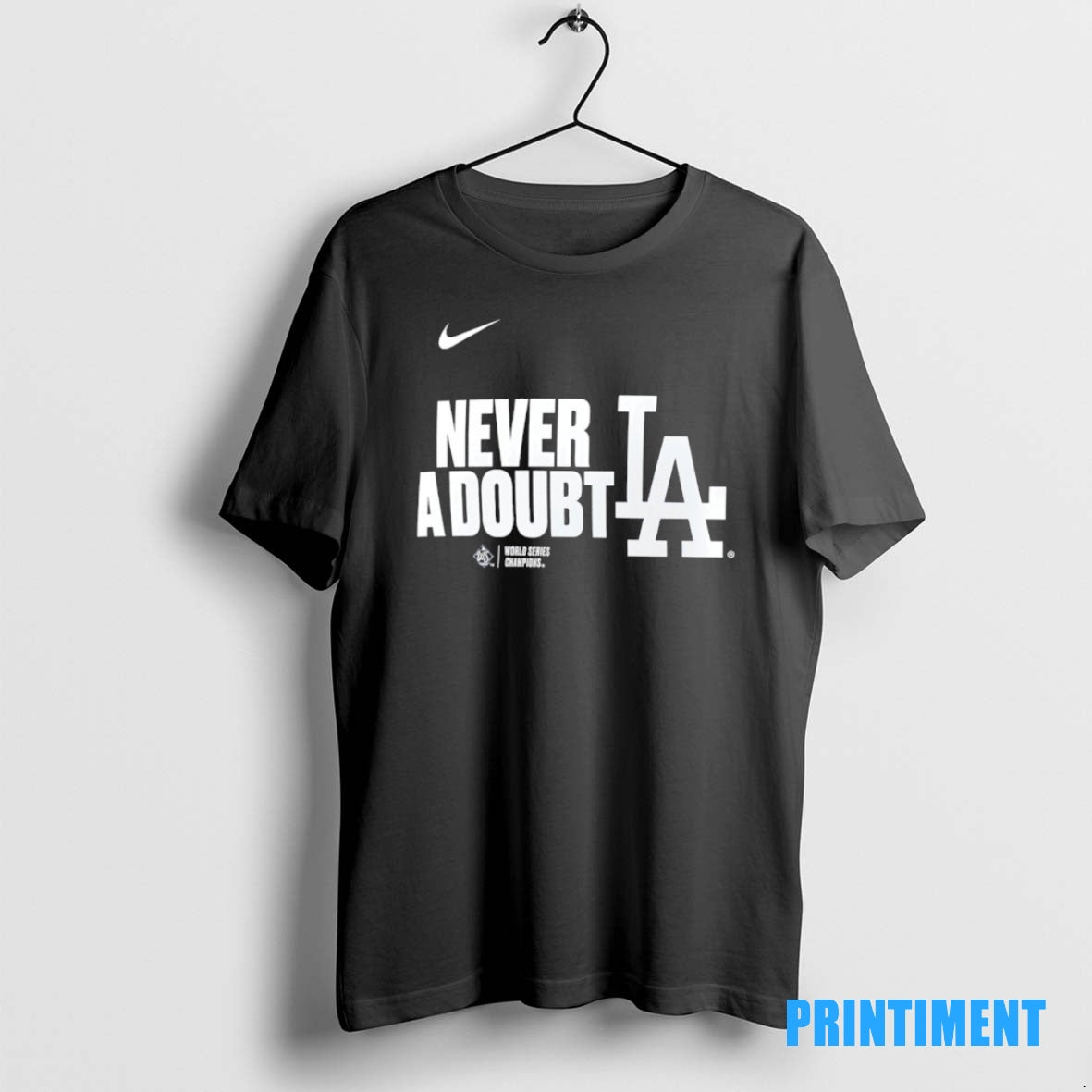 Official Never A Doubt Los Angeles Dodgers 2025 World Series Champions Tee Sweater
