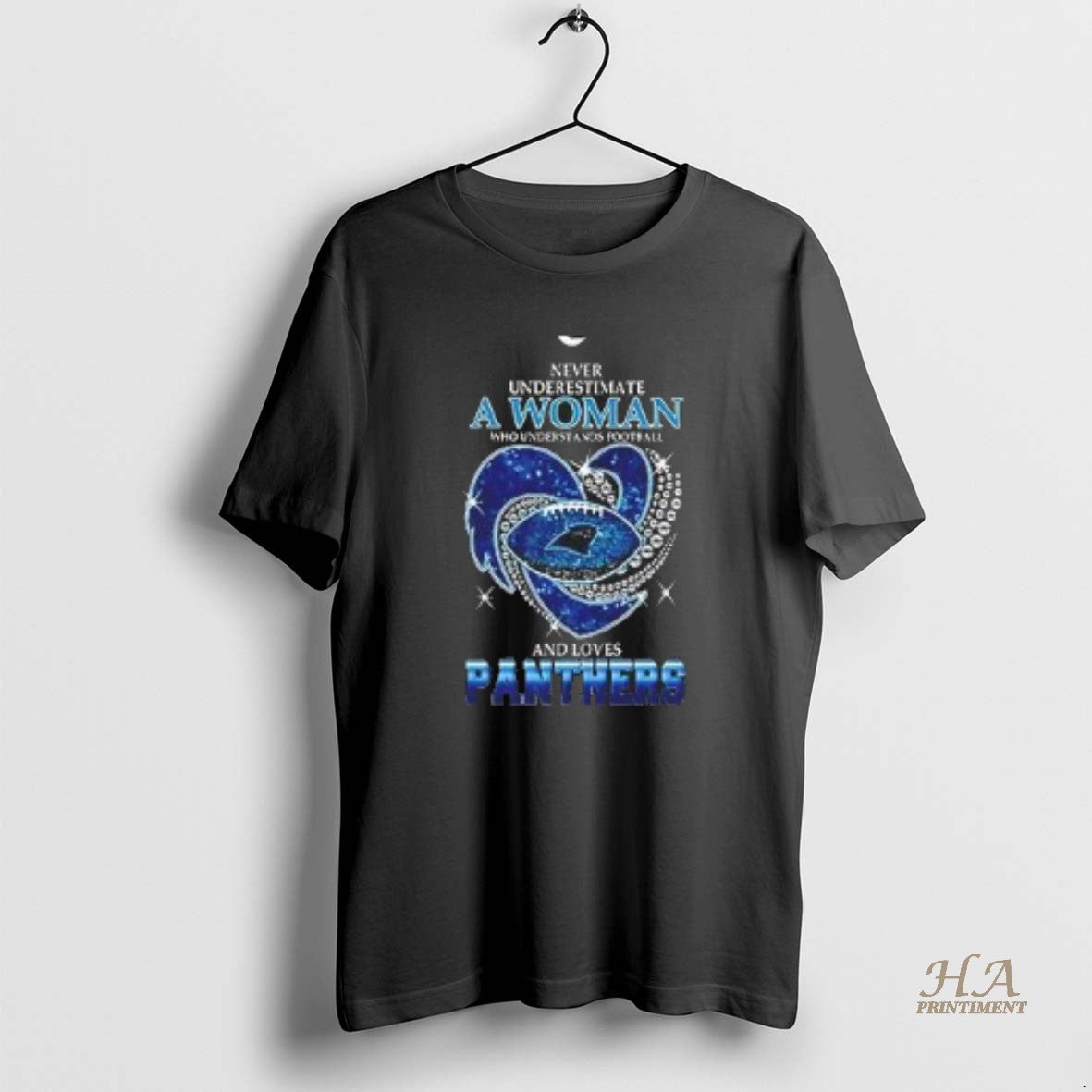Official Never Underestimate A Woman Who Understands Football And Loves Carolina Panthers Style