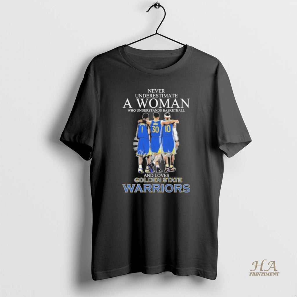 Official Never Underestimate Who Understands Basketball Player Signature And Loves Golden State Warriors