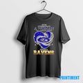 Official Never Underestimate A Woman Who Understands Football And Loves Baltimore Ravens Football Heart Tee