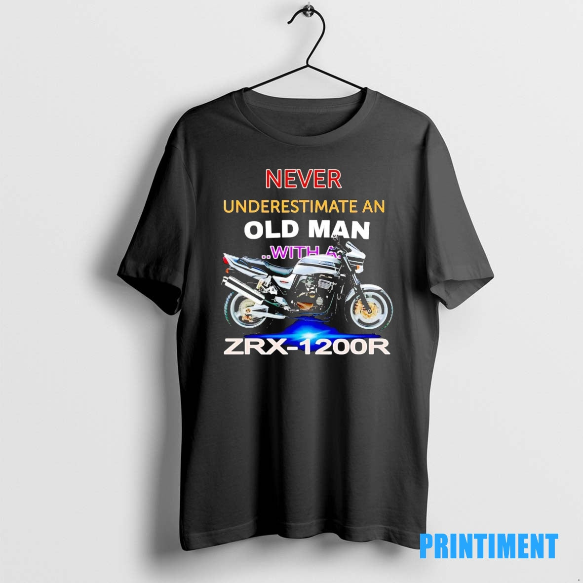 Official Never Underestimate An Old Man With A Zrx 1200r Tee Sweater