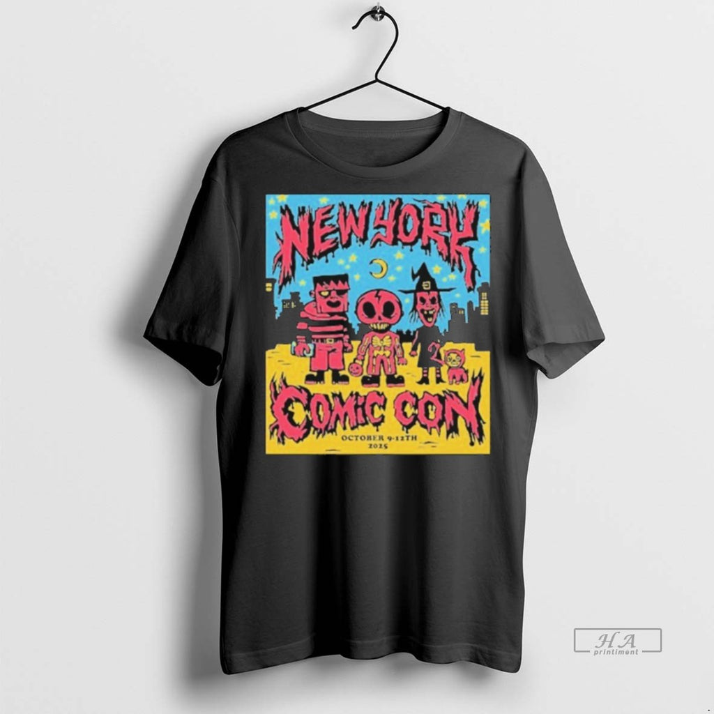 Official New York Comic Con Nycc 2025 Trick Or Treaters Halloween Shirt