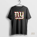 Official New York Giants Logo Holiday Lights Black