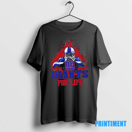 Official New York Giants Football For Life Tee Sweater