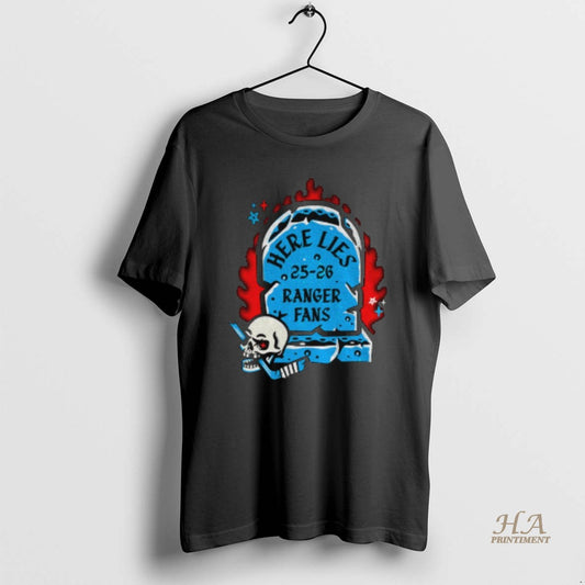 Official New York Rangers Rip Hockey Here Lies 25 26 Ranger Fans