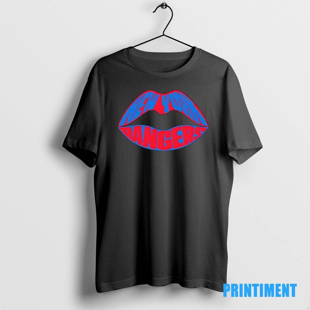 Official New York Rangers Lips Tee Sweater
