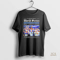 Official Newspaper Los Angeles Dodgers World Series Back 2 Back Champions Blackshirt