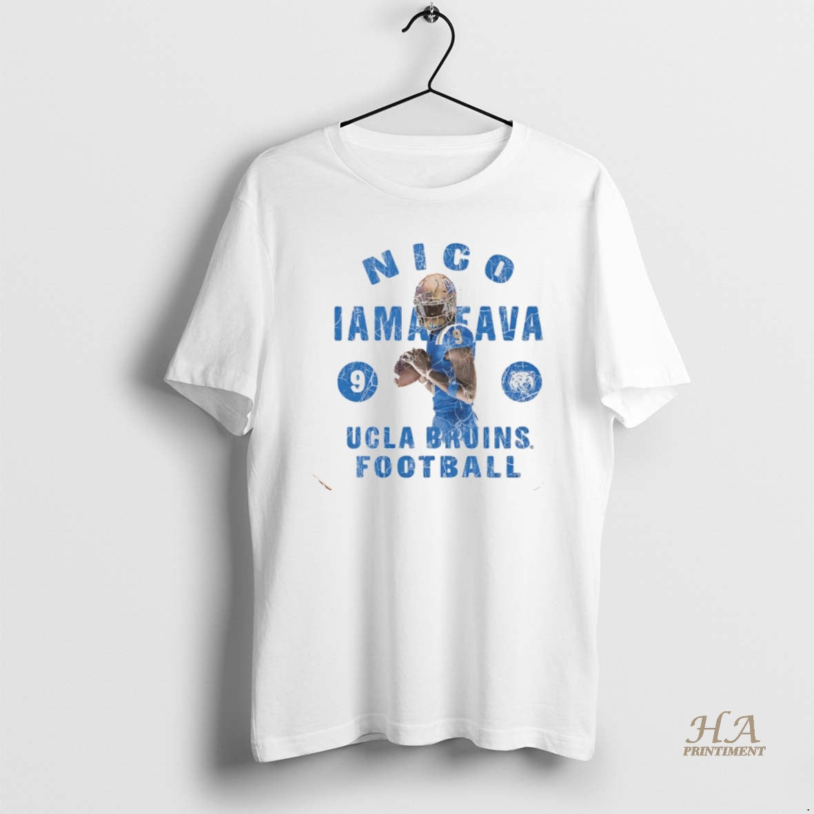 Official Nico Iamaleava Ucla Bruins Football Graphic Christmas Ornaments