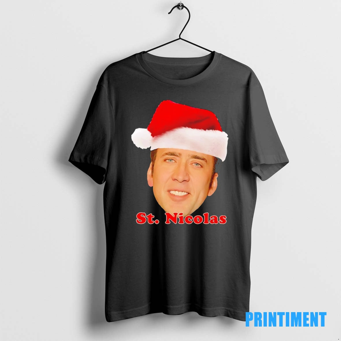 Official Nicolas Cage St Nicolas Christmas Tee Sweater