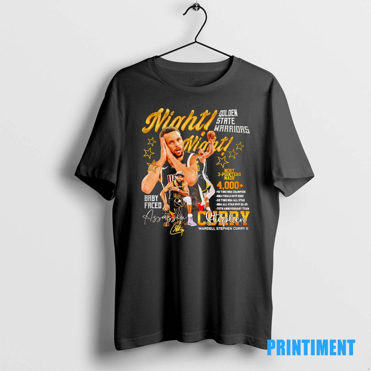 Official Night Night Baby Faced Most 3 Pointers Made 4000 Stephen Curry Tee Sweater