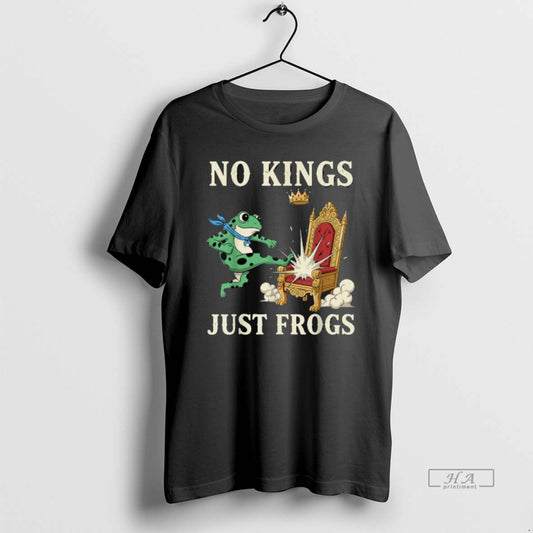 Official No Kings Just Frogs Funny Portland Protest