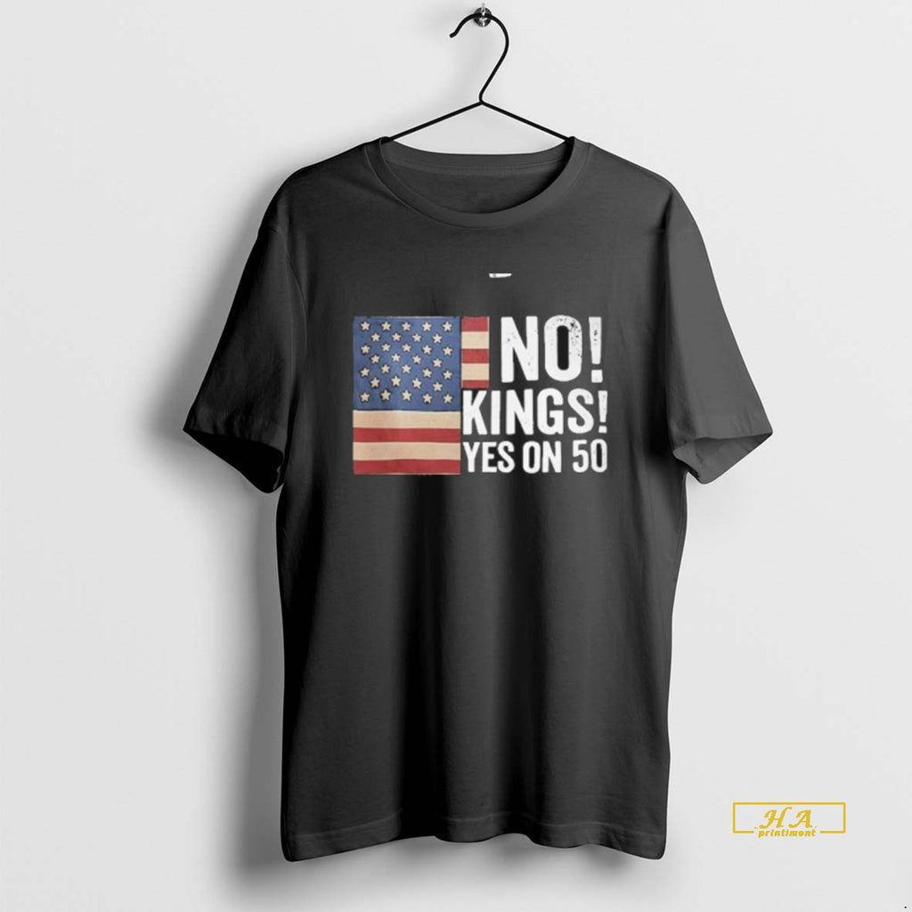 Official No Kings Yes On 50 Flag