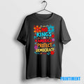 Official No Kings In America Protect Democracy Floral Tee Sweater