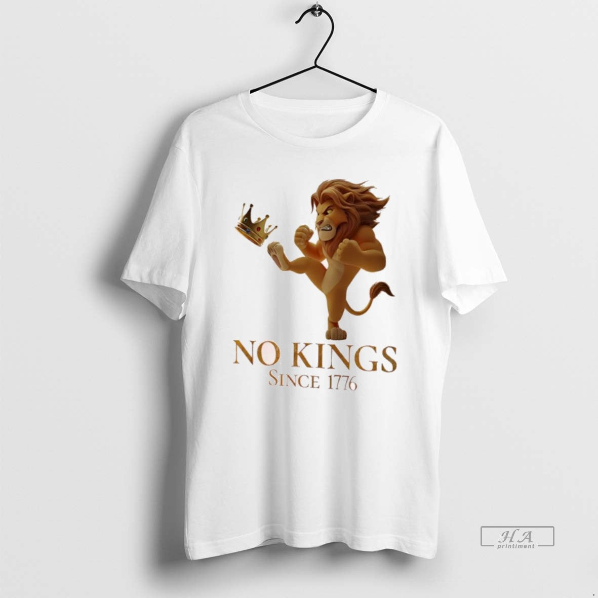 Official No Kings Since 1776 The Lion King Mufasa Anti Trump