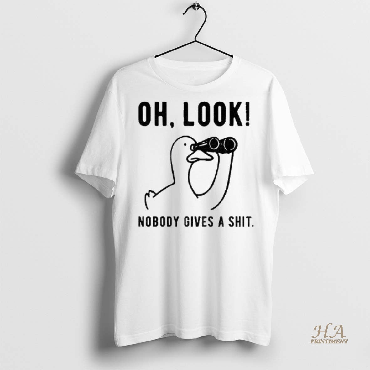 Official No One Cares About The Duck Oh Look Nobody Gives A Shit Shirt