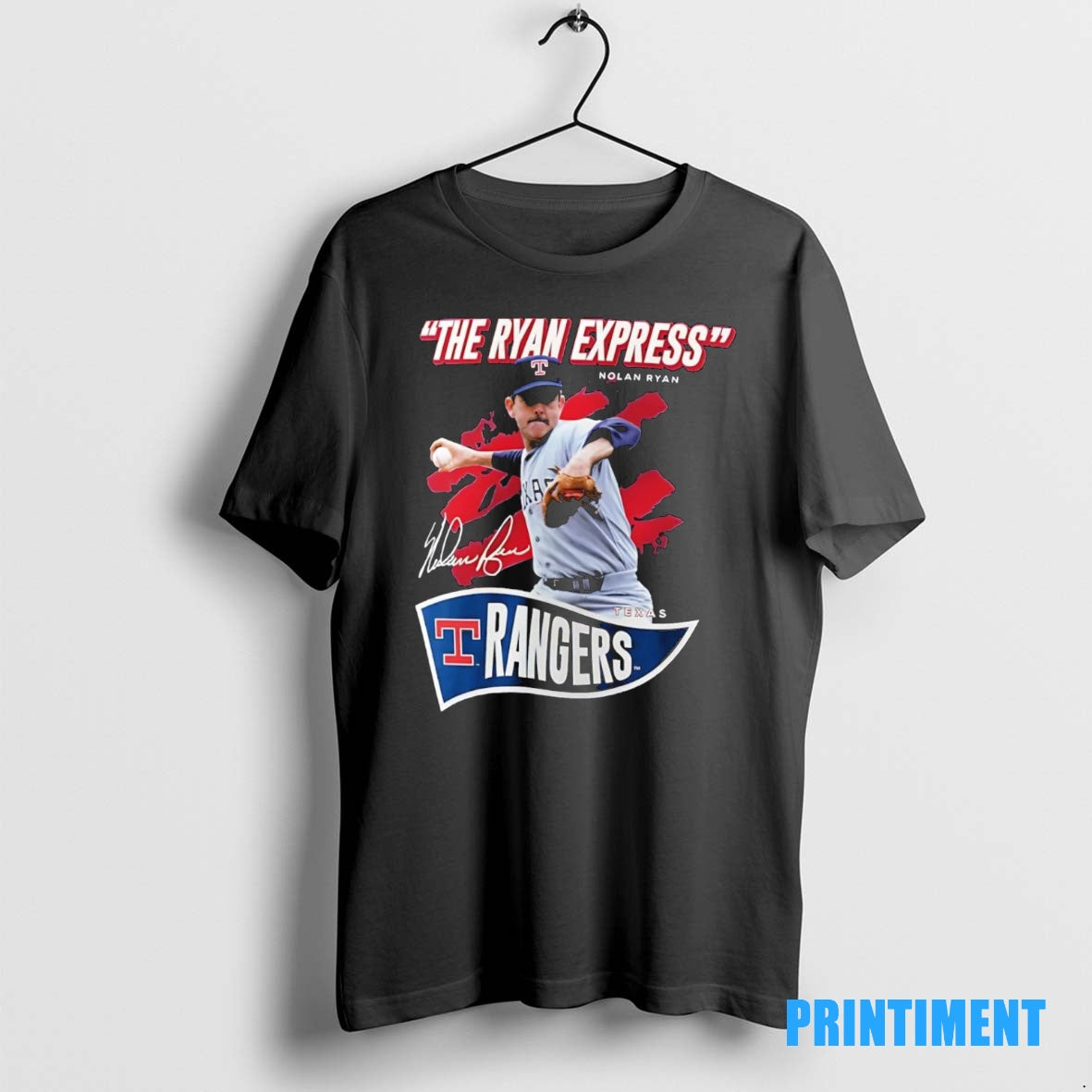 Official Nolan Ryan The Ryan Express Texas Rangers Tee Sweater