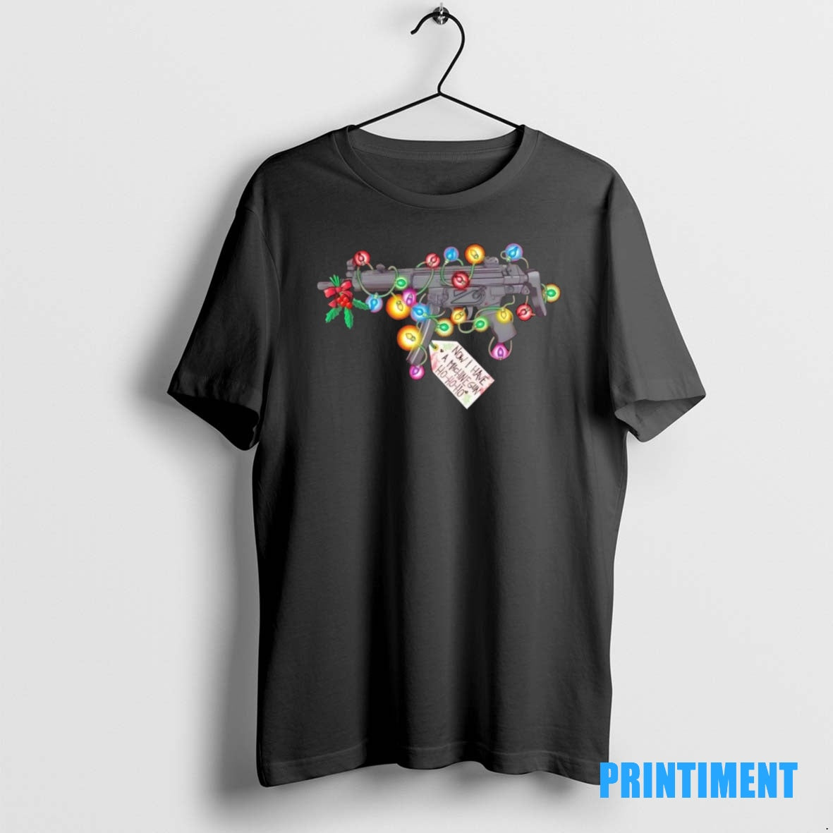 Official Now I Have A Machine Gun Ho Ho Ho Christmas Tee Sweater