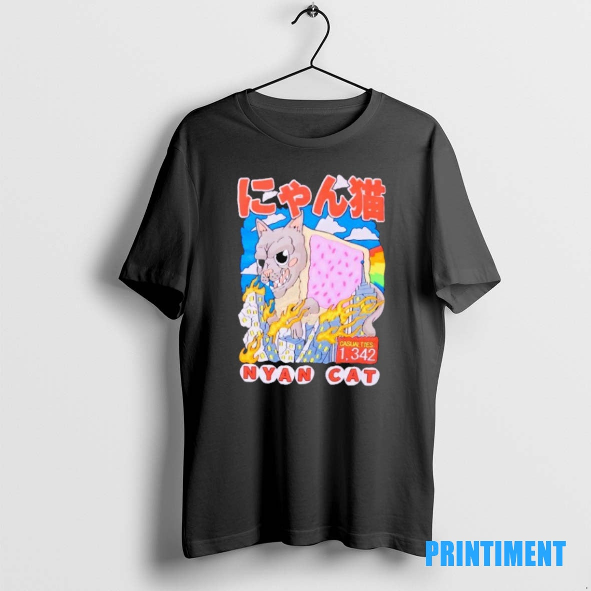 Official Nyan Cat Kaiju Tee Sweater
