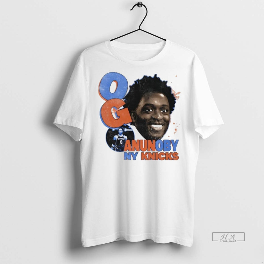 Official Og Anunoby Big Face Ny Knicks Shirt