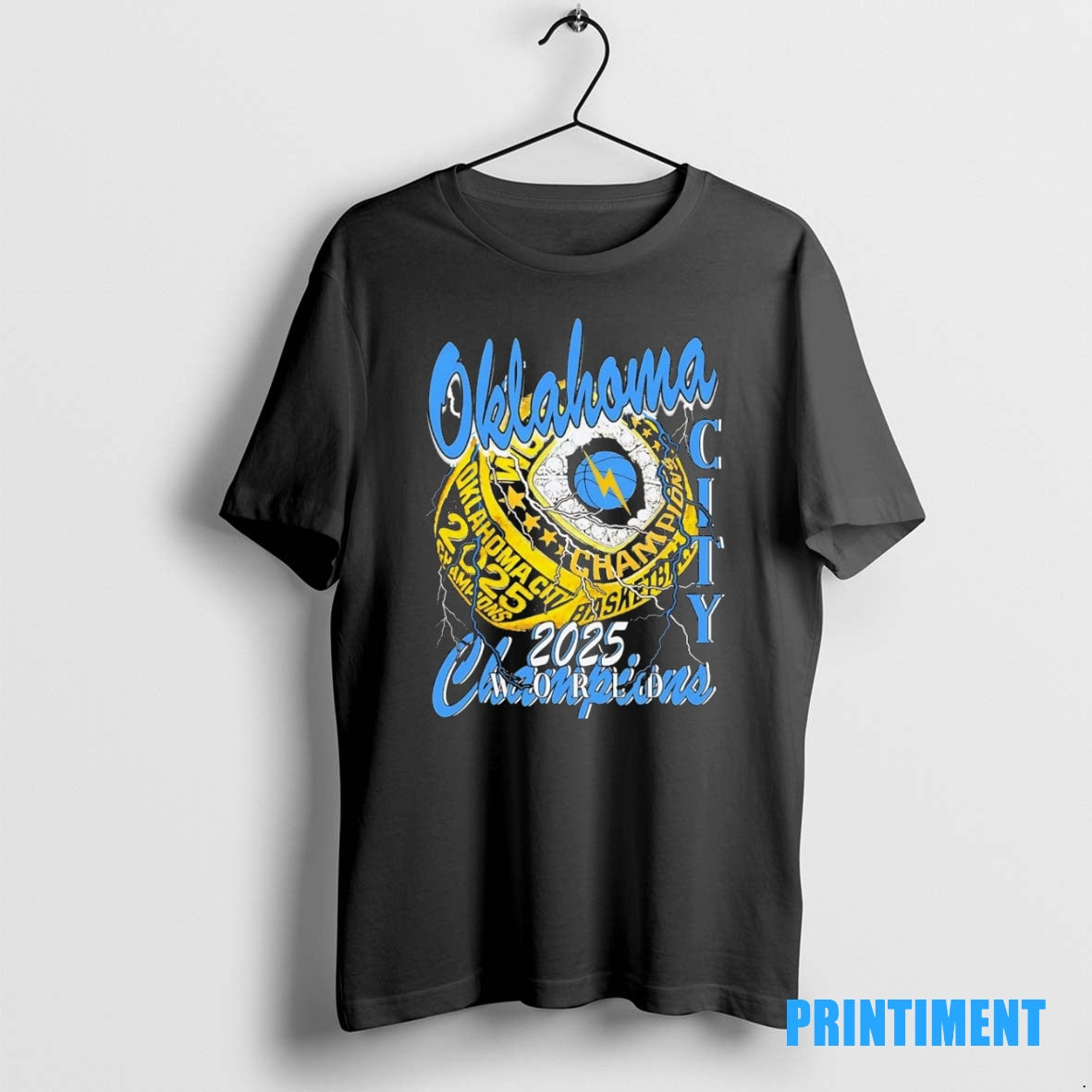 Official Okc 2025 Champions Ring Tee Sweater