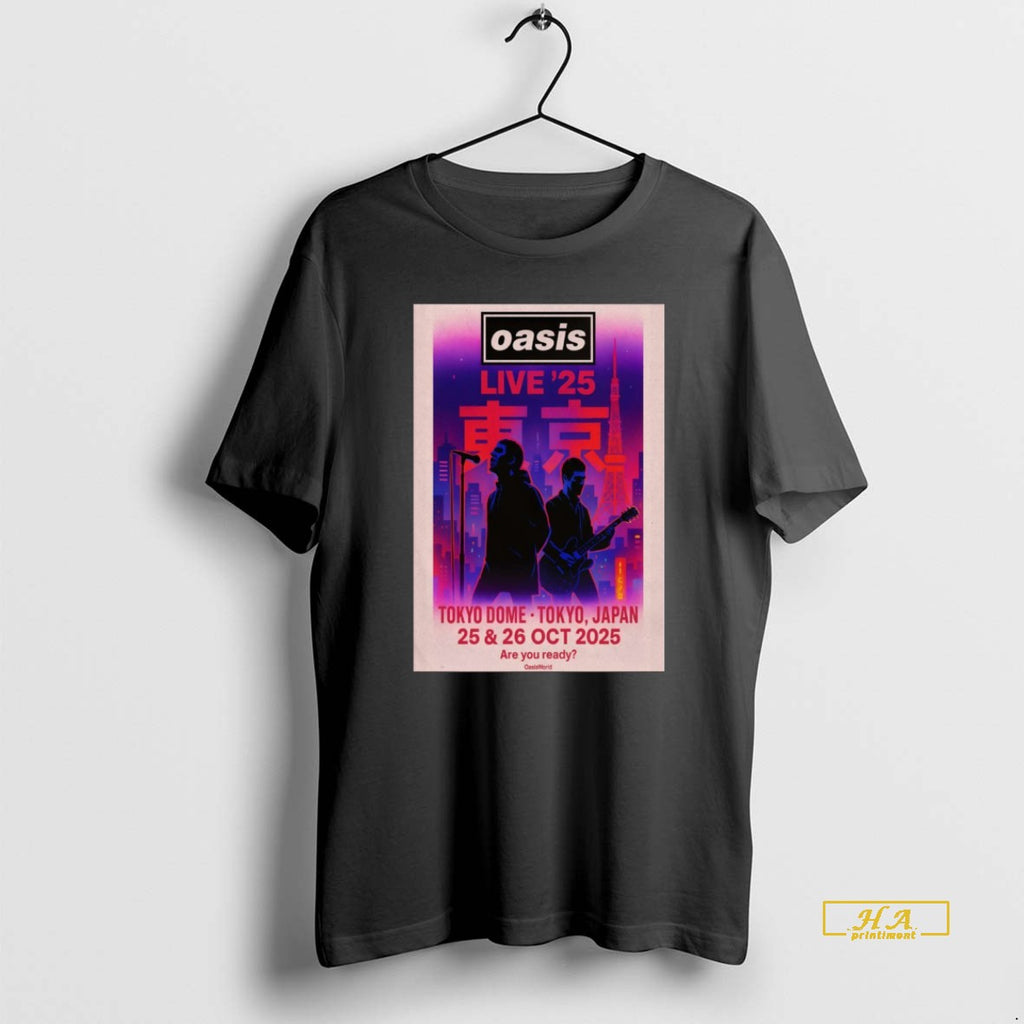 Official Oasis Live 25 Concert In Tokyo On October 25 26 2025 At The Tokyo