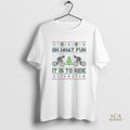 Official Oh What Fun It Is To Ride Bicycle Ugly Christmas