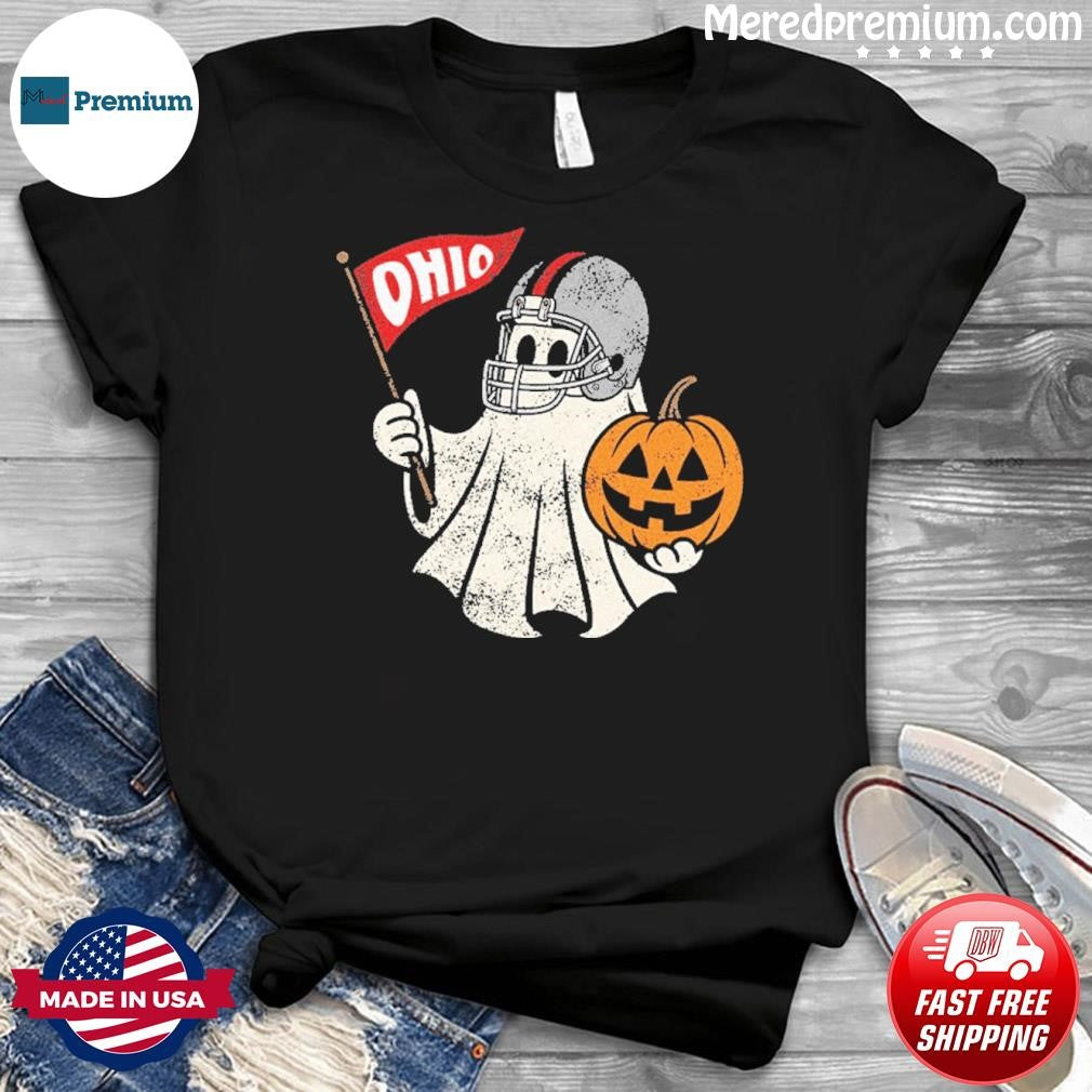 Ohio Ghost Pumpkin Halloween Shirt