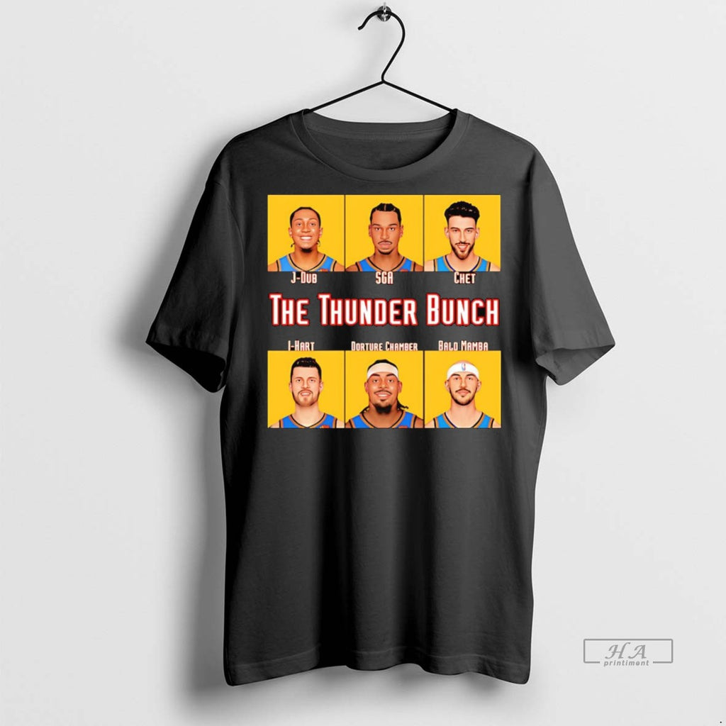 Official Oklahoma City Thunder Core Bunch Players Shirt