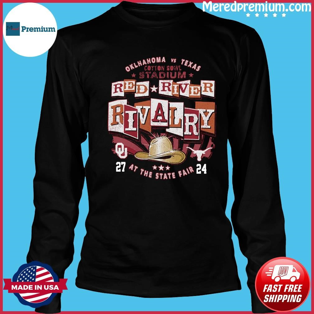 Oklahoma Sooners 2026 Red River Rivalry Golden Hat Beat Texas 27-24 Shirt